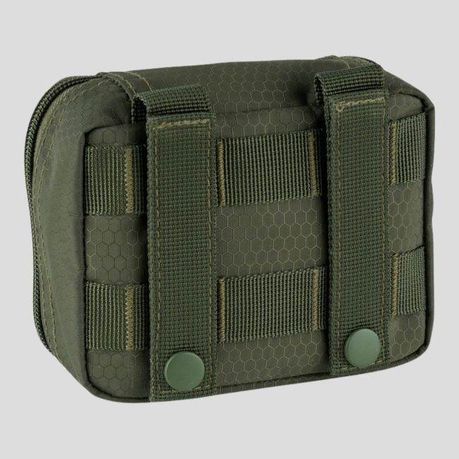 Bolsa de arrumação transparente Molle 15x12cm - Verde Olive - 101 Inc
