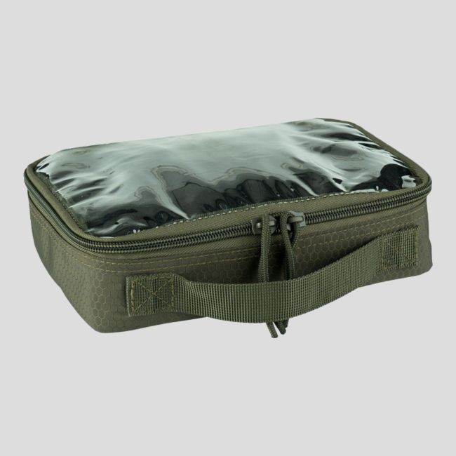 Bolso de arrumação transparente Molle 23x16cm - Verde Olive - 101 Inc