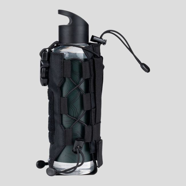 Portabotella ajustable Molle - Negro - 101 Inc