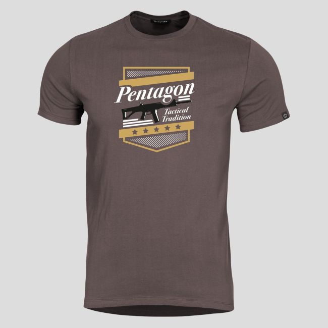 T-shirt Ageron ACR - Marron Terre - Pentagon