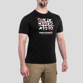 T-shirt Ageron 3T - Czarny - Pentagon