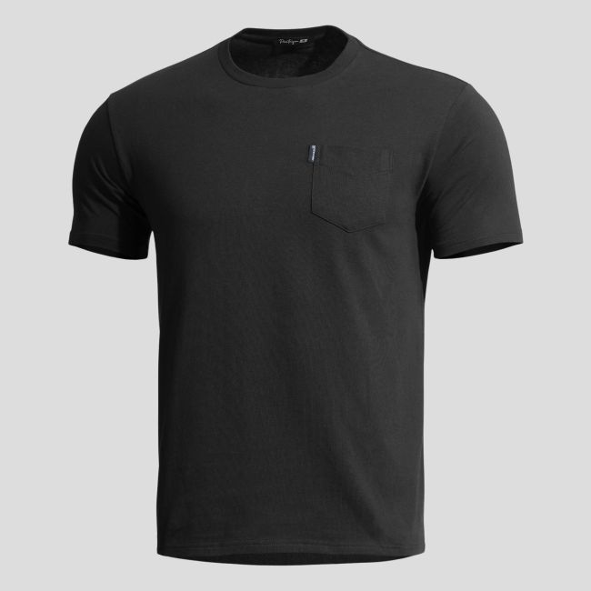 T-shirt Ageron avec poche - Noir - Pentagon