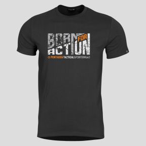 T-shirt Ageron Born For Action - Noir - Pentagon