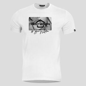 T-Shirt Ageron Contour - Weiß - Pentagon