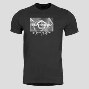 T-shirt Ageron Contour - Noir - Pentagon