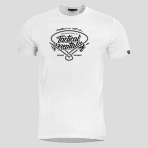 T-shirt Ageron Tactical Mentality - Blanc - Pentagon