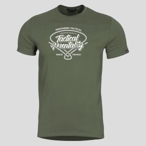 T-shirt Ageron Tactical Mentality - Vert Olive - Pentagon