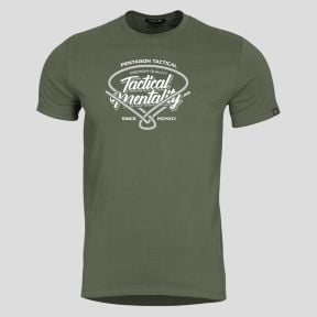 T-shirt Ageron Tactical Mentality - Olivgrün - Pentagon