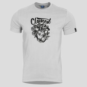 T-Shirt Flower Heart - Weiß - CloMod