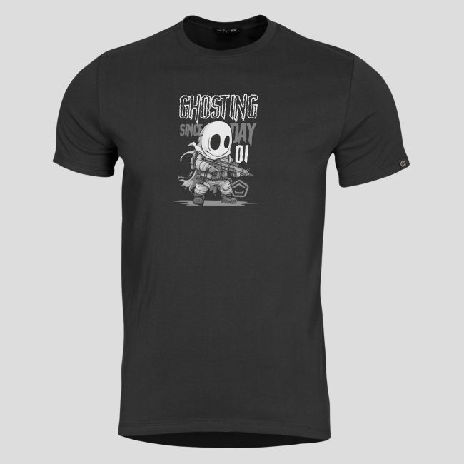 T-shirt Ghosting - Nero - Pentagon