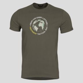 T-Shirt Globe - RAL7013 - Pentagon