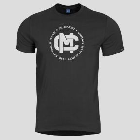 T-Shirt Initials - Zwart - CloMod