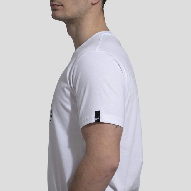 T-Shirt Initials - Wit - CloMod