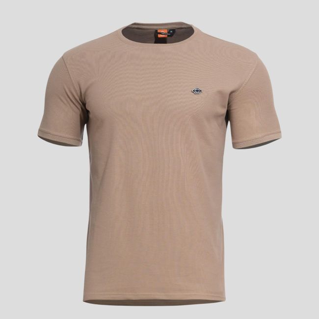 T-Shirt Levantes col rond - Marron Tan - Pentagon
