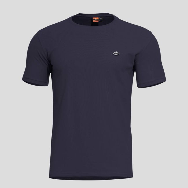 T-Shirt Levantes col rond - Bleu Marine - Pentagon