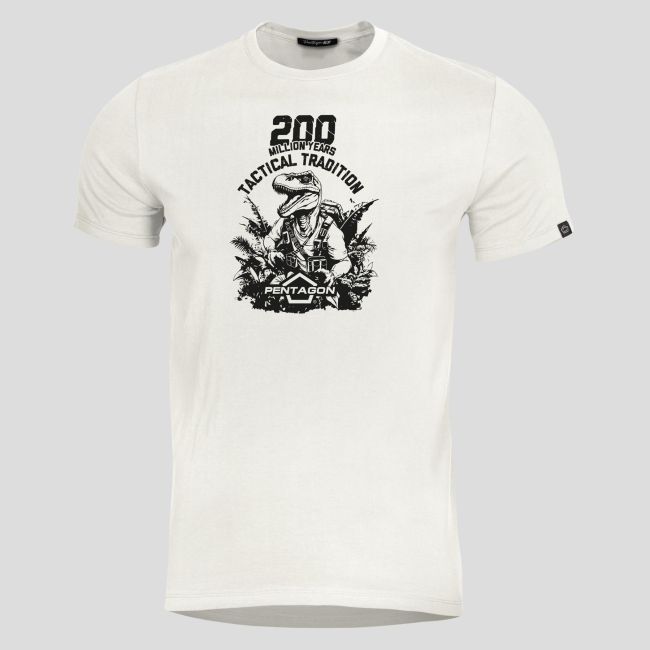 T-shirt T-Rex - Branca - Pentagon