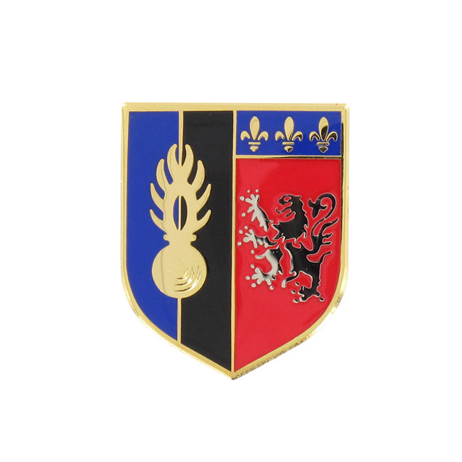 Metalen schild 5de LGM voor borstpantser