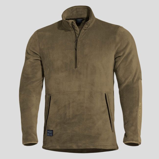Grizzly 1/2 fleece Sweater Coyote - Pentagon