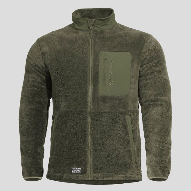 Fleecejacke Grizzly Full Zip - RAL7013 - Pentagon