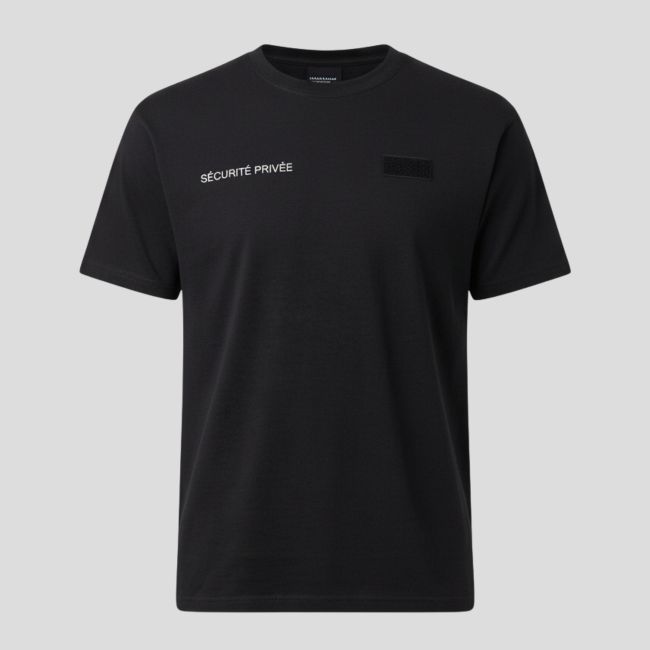 T-shirt retroriflettente Sicurezza Privata - Nero - Patrol Equipement