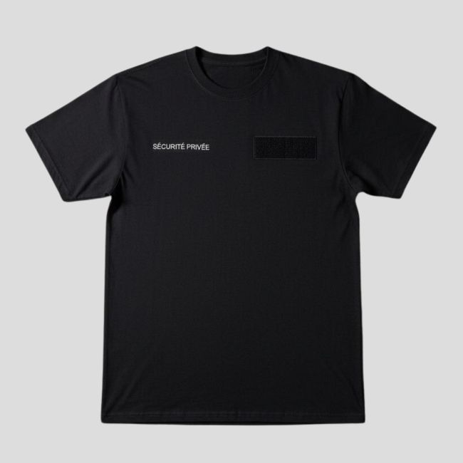 T-shirt retroriflettente Sicurezza Privata - Nero - Patrol Equipement