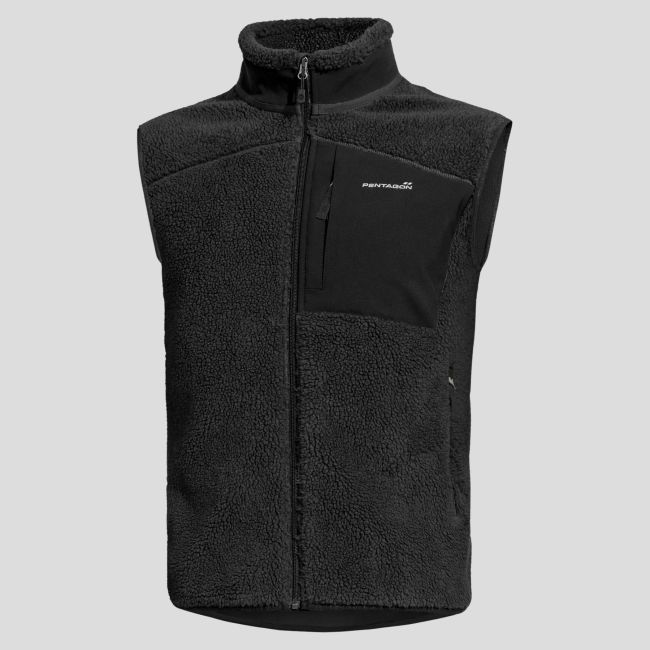 Mouwloos fleecejack Summit Sherpa - Zwart - Pentagon