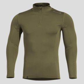 Thermisches T-Shirt Pindos 2.0 1/2 Zip - Olivgrün - Pentagon