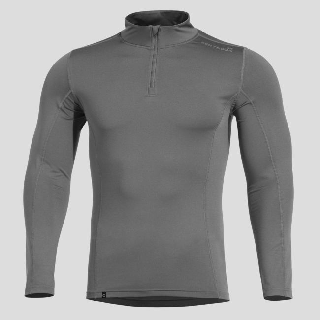 Thermisches T-Shirt Pindos 2.0 1/2 Zip - Wolf Grey - Pentagon