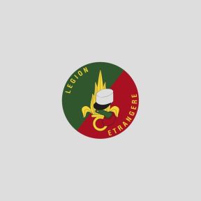 Ronde vitrofanie sticker 8cm Vreemdelingenlegioen - OPEX