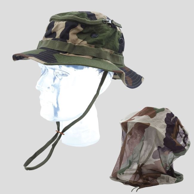 Chapeau Jungle avec moustiquaire - Camo CE - OPEX