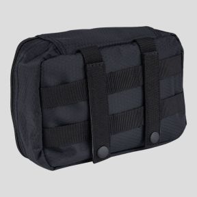 Transparante Molle opbergzak 23x16cm - Zwart - 101 Inc
