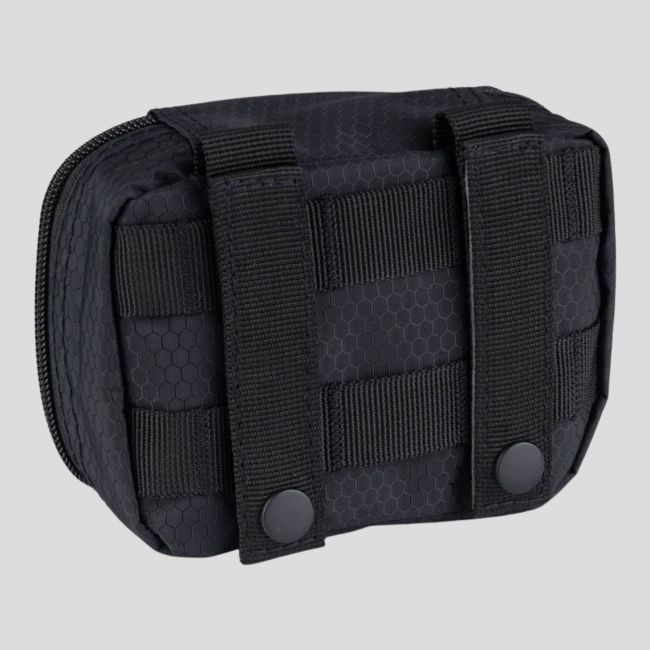 Pochette de arrumação transparente Molle 15x12cm - Preto - 101 Inc