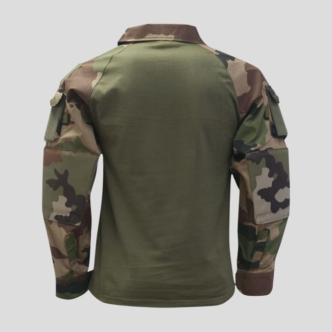 Kampfhemd UBAS aus Baumwolle - Olivgrün/Camo CE - OPEX