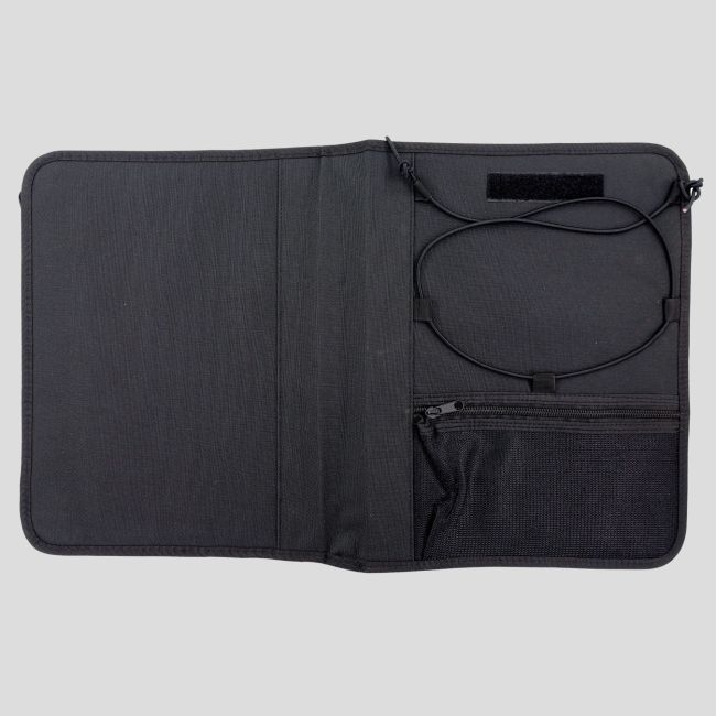 Classeur militaire A4 en polyester - Noir - OPEX