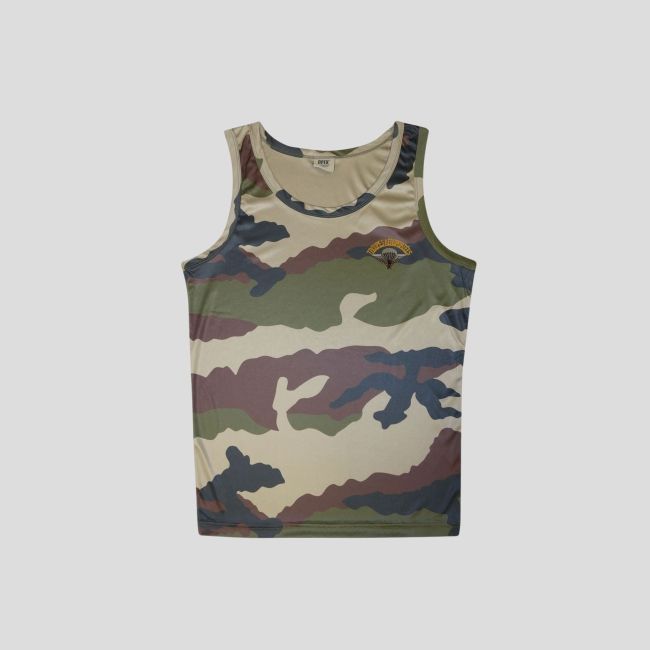 Débardeur Cooldry brodé Troupes Aéroportées - Camo CE - OPEX