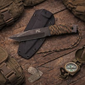Kampfdolch (Klinge 14,73cm) mit Scheide - Camo CE - OPEX