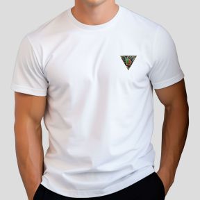 Geborduurd T-shirt Légion Étrangère 2°REP - Wit - OPEX