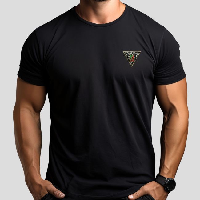 T-shirt haftowany Legion Étrangère 2°REP - Czarny - OPEX