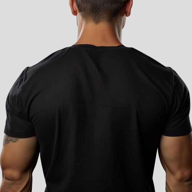 T-shirt geborduurd Troupes Aéroportées - Zwart - OPEX