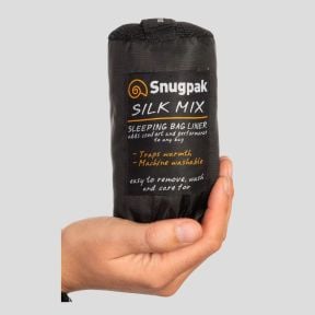 Doublure en soie pour sac de couchage - Noir - Snugpak