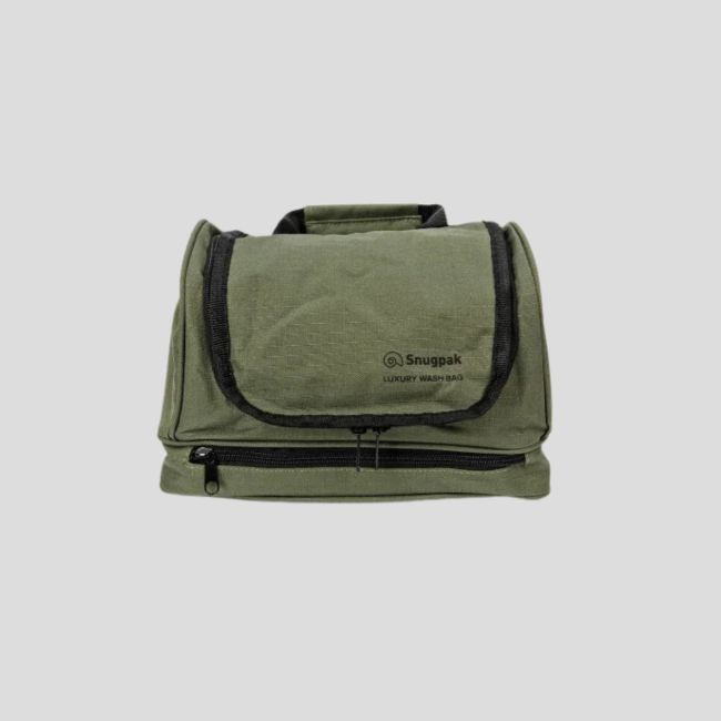 Bolsa de aseo Luxury con gancho y espejo - Verde Oliva - Snugpak