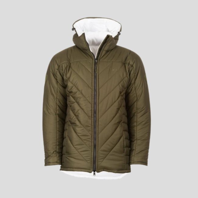 Chaqueta aislante SJ12 (hasta -20°C) reversible - Verde Oliva/Blanco - Snugpak