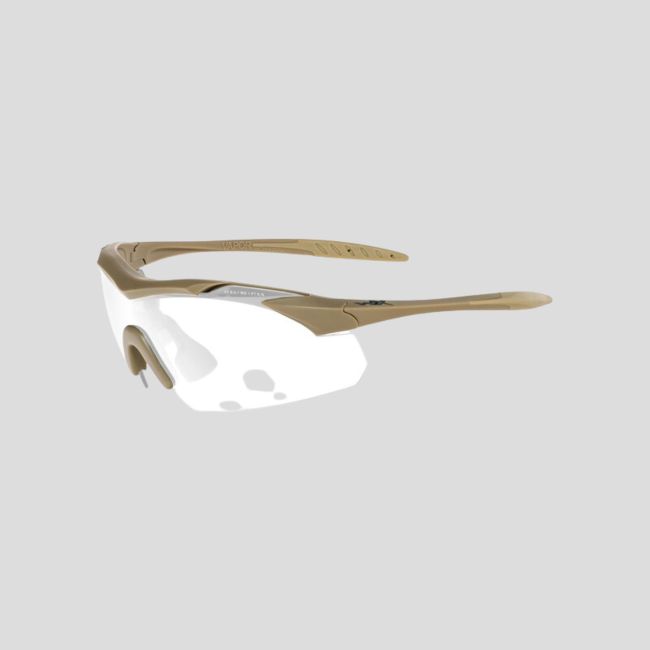 Ballistische Schutzbrille Vapor (3-Gläser-Set Grau/Klar/Rostbraun) - Tan - Wiley X