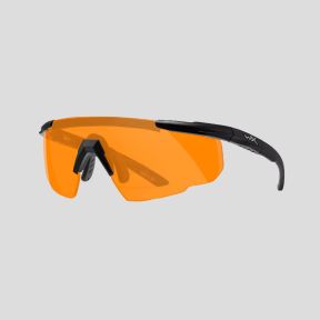 Balistyczne okulary ochronne Saver Advanced (szkło Rdzawe) - Czarne - Wiley X