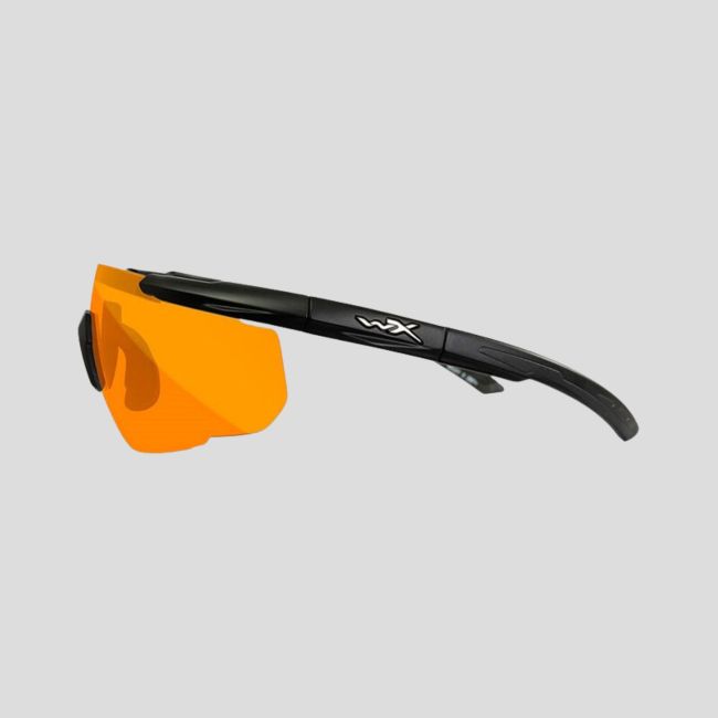 Óculos de proteção balística Saver Advanced (lente Enferrujado) - Preto - Wiley X