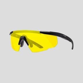 Óculos de proteção balística Saver Advanced (lente Amarela) - Preto - Wiley X