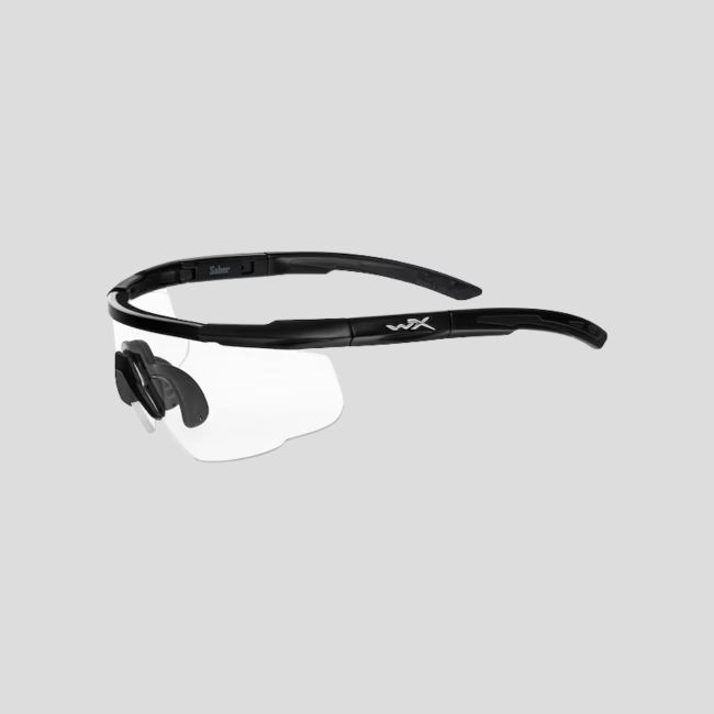 Occhiali di protezione balistica Saver Advanced (vetro Incolore) - Nero - Wiley X