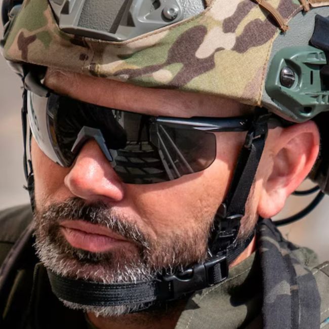 Ballistische Schutzbrille Saber Advanced (3-Gläser-Set Grau/Rostbraun/Zinnoberrot) - Schwarz - Wiley X