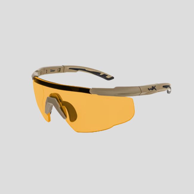 Gafas de protección balística Saber Advanced (kit 3 lentes Gris/Incoloro/Oxidado) - Tan - Wiley X