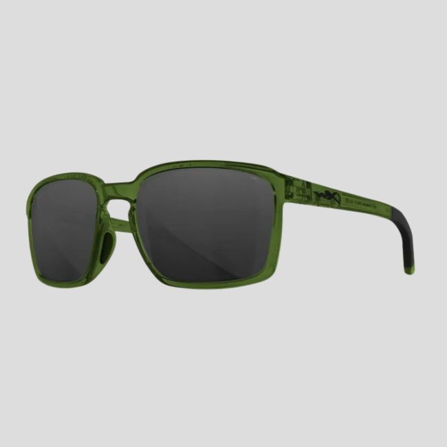 Sonnenbrille Alfa (graue Gläser) - Transparent Grün - Wiley X